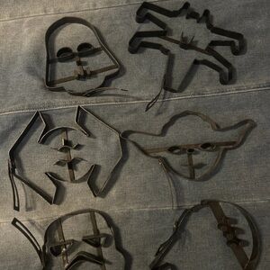 Star Wars Themed Metal pancake molds